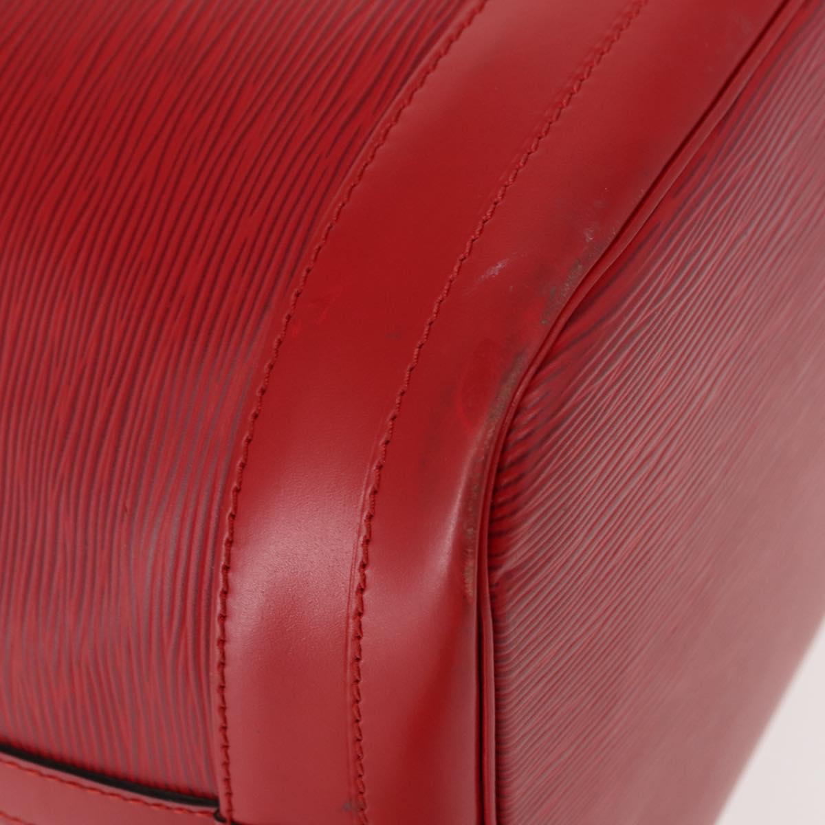 LOUIS VUITTON Epi Noe Shoulder Bag Red M44007 LV Auth 149398