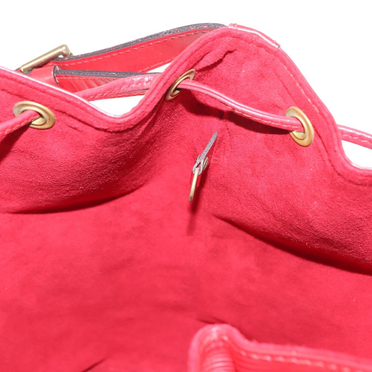 LOUIS VUITTON Epi Noe Shoulder Bag Red M44007 LV Auth 149398