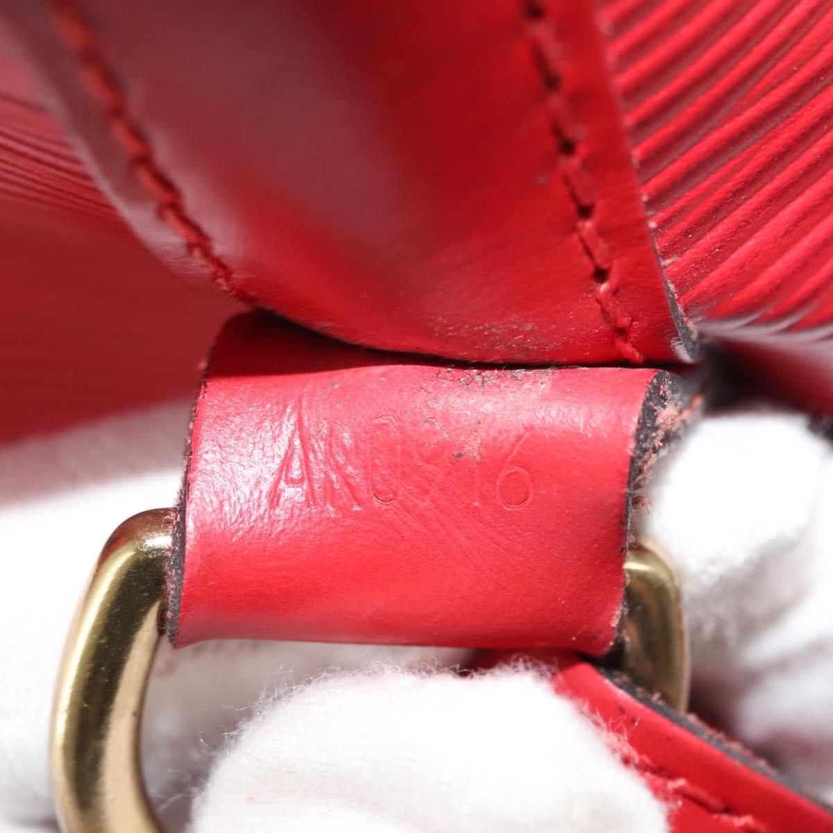 LOUIS VUITTON Epi Noe Shoulder Bag Red M44007 LV Auth 149398