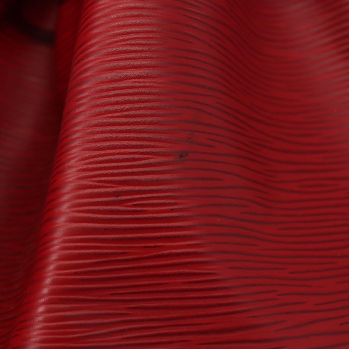 LOUIS VUITTON Epi Noe Shoulder Bag Red M44007 LV Auth 149398