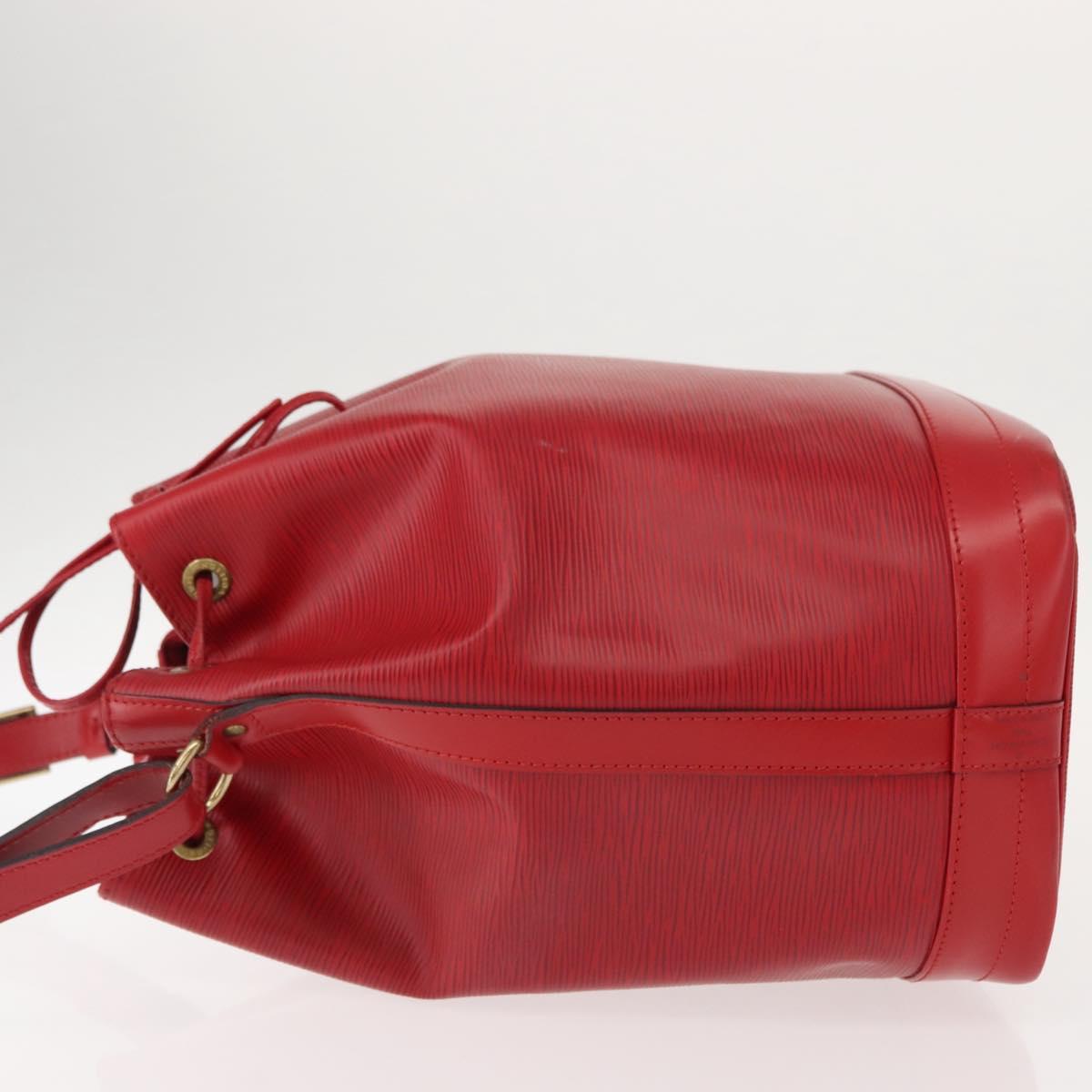 LOUIS VUITTON Epi Noe Shoulder Bag Red M44007 LV Auth 149398