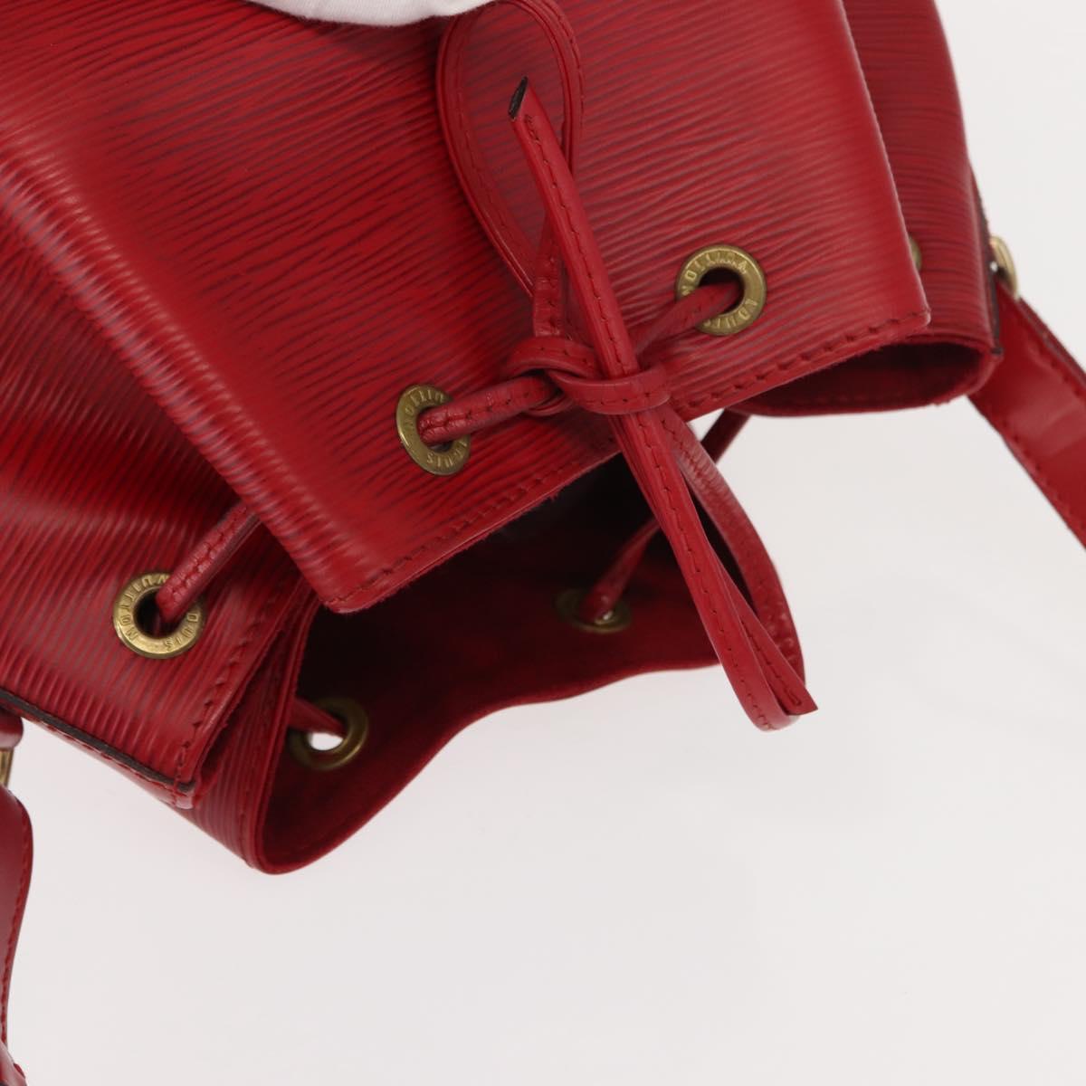 LOUIS VUITTON Epi Noe Shoulder Bag Red M44007 LV Auth 149398