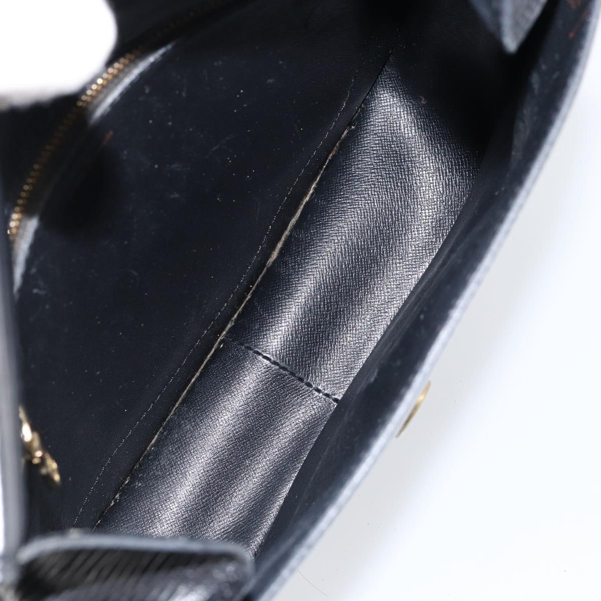 LOUIS VUITTON Epi Saint Cloud GM Shoulder Bag Black Noir M52192 LV Auth 149399