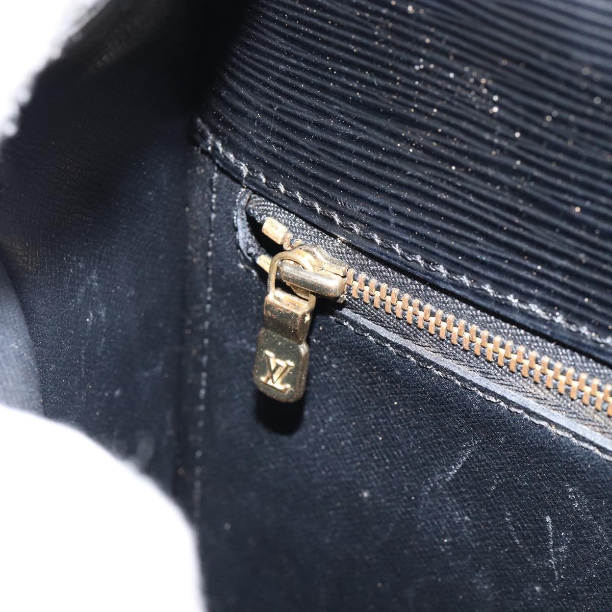 LOUIS VUITTON Epi Saint Cloud GM Shoulder Bag Black Noir M52192 LV Auth 149399