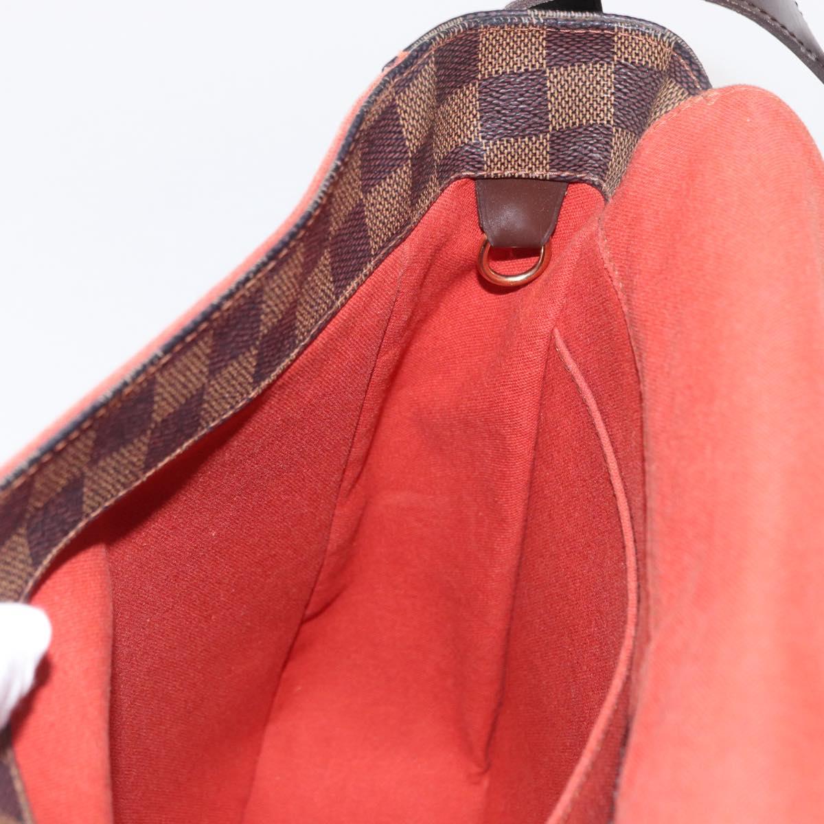 LOUIS VUITTON Damier Ebene Bastille Shoulder Bag N45258 LV Auth 149404