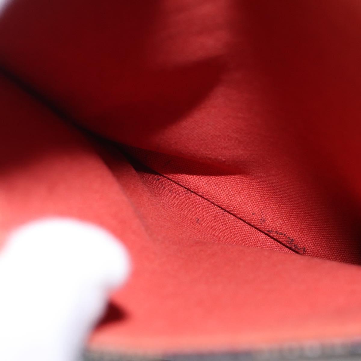 LOUIS VUITTON Damier Ebene Bastille Shoulder Bag N45258 LV Auth 149404