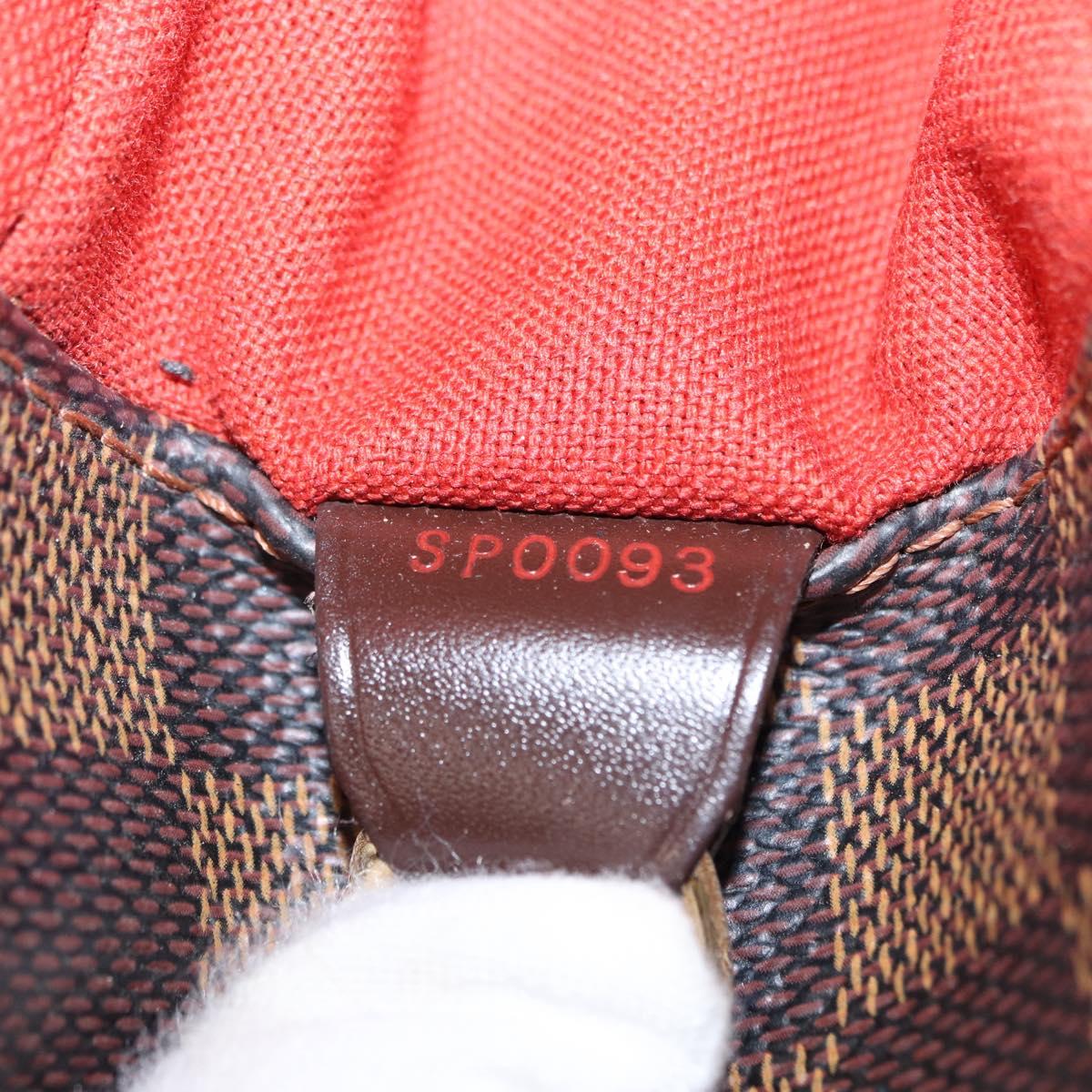 LOUIS VUITTON Damier Ebene Bastille Shoulder Bag N45258 LV Auth 149404