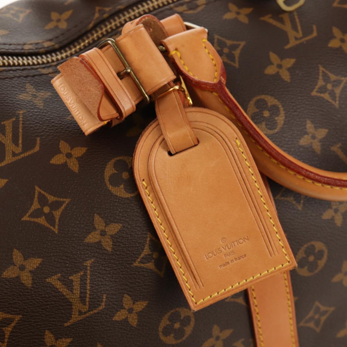 LOUIS VUITTON Monogram Keepall 55 Boston Bag M41424 LV Auth 149408AV