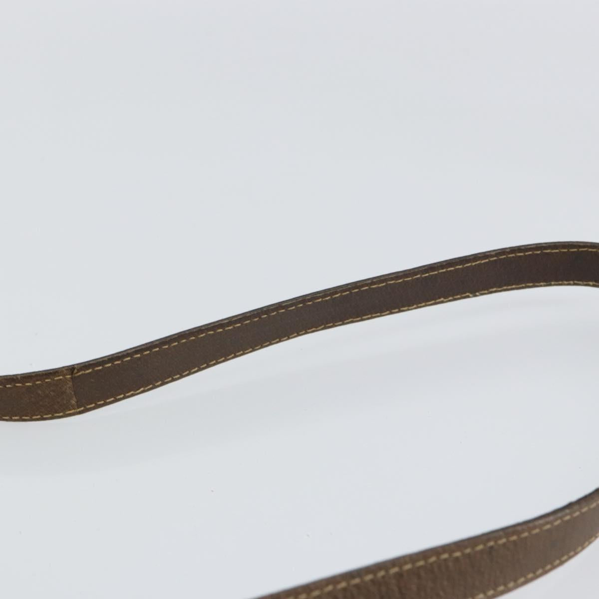 GUCCI GG Supreme Shoulder Bag PVC Beige Gold 93 02 023 Auth 149411