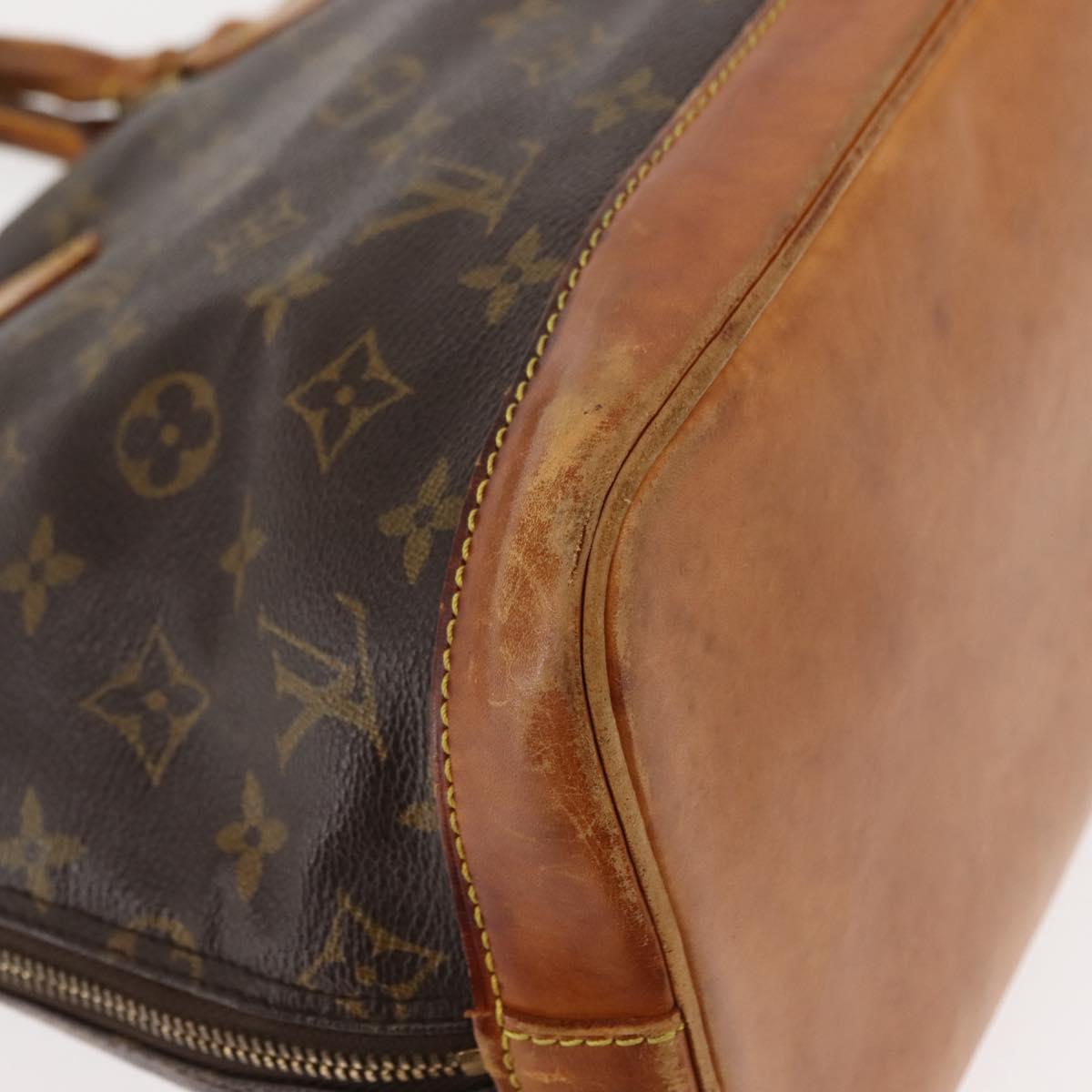 LOUIS VUITTON Monogram Alma Hand Bag M51130 LV Auth 149414