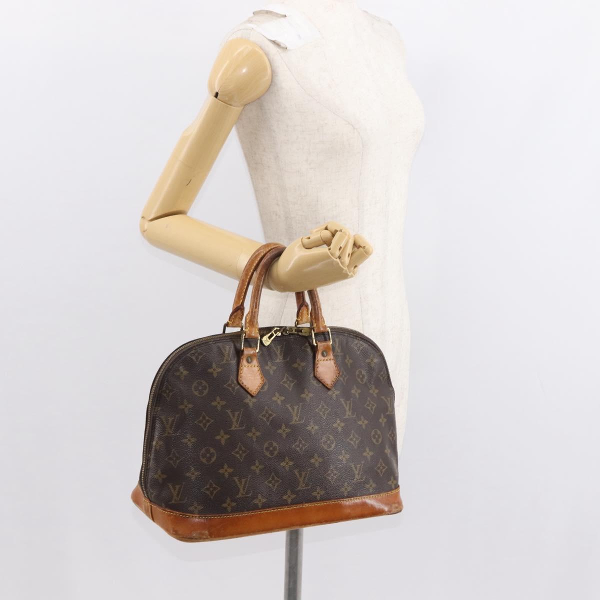 LOUIS VUITTON Monogram Alma Hand Bag M51130 LV Auth 149414