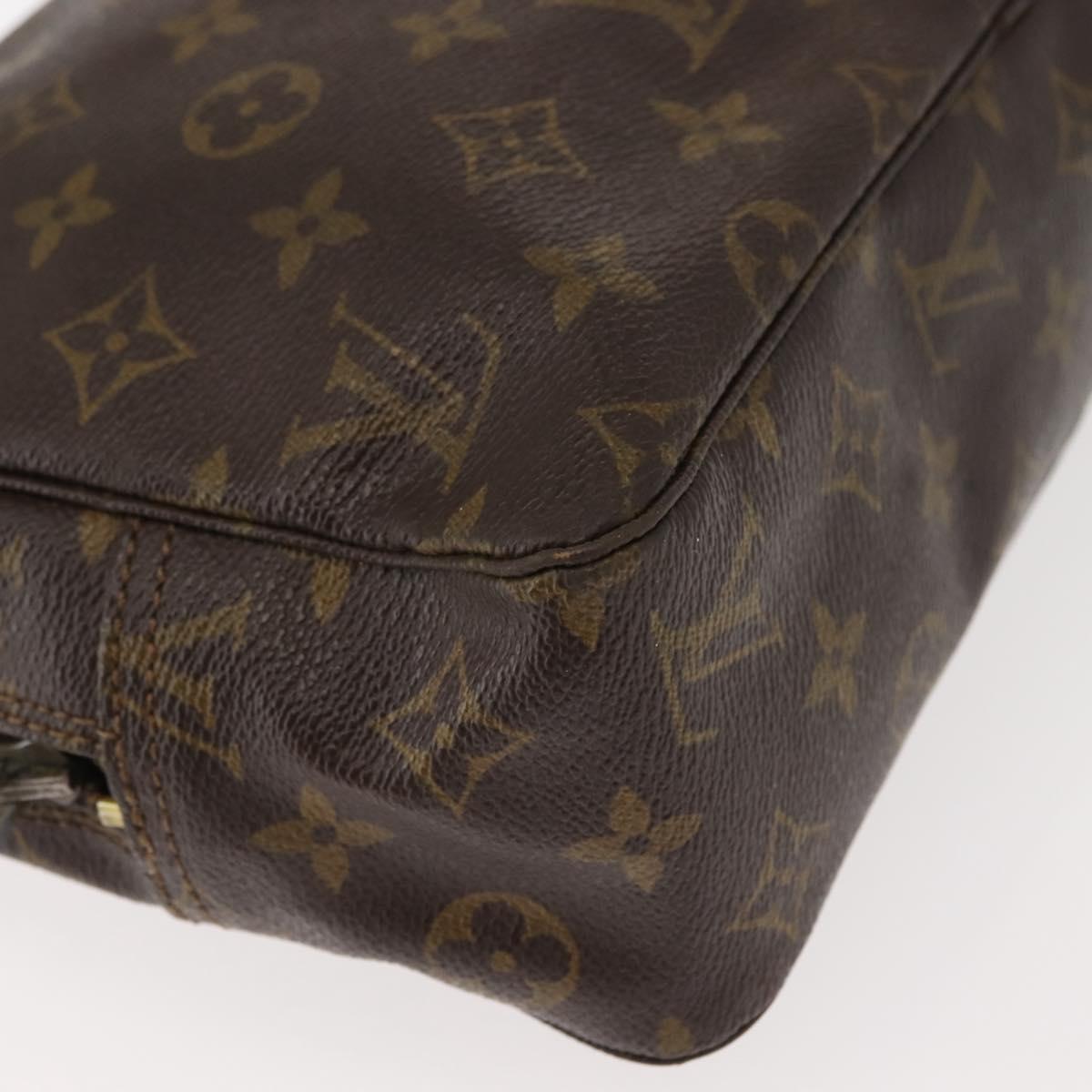 LOUIS VUITTON Monogram Trousse Toilette 28 Clutch Bag M47522 LV Auth 149415