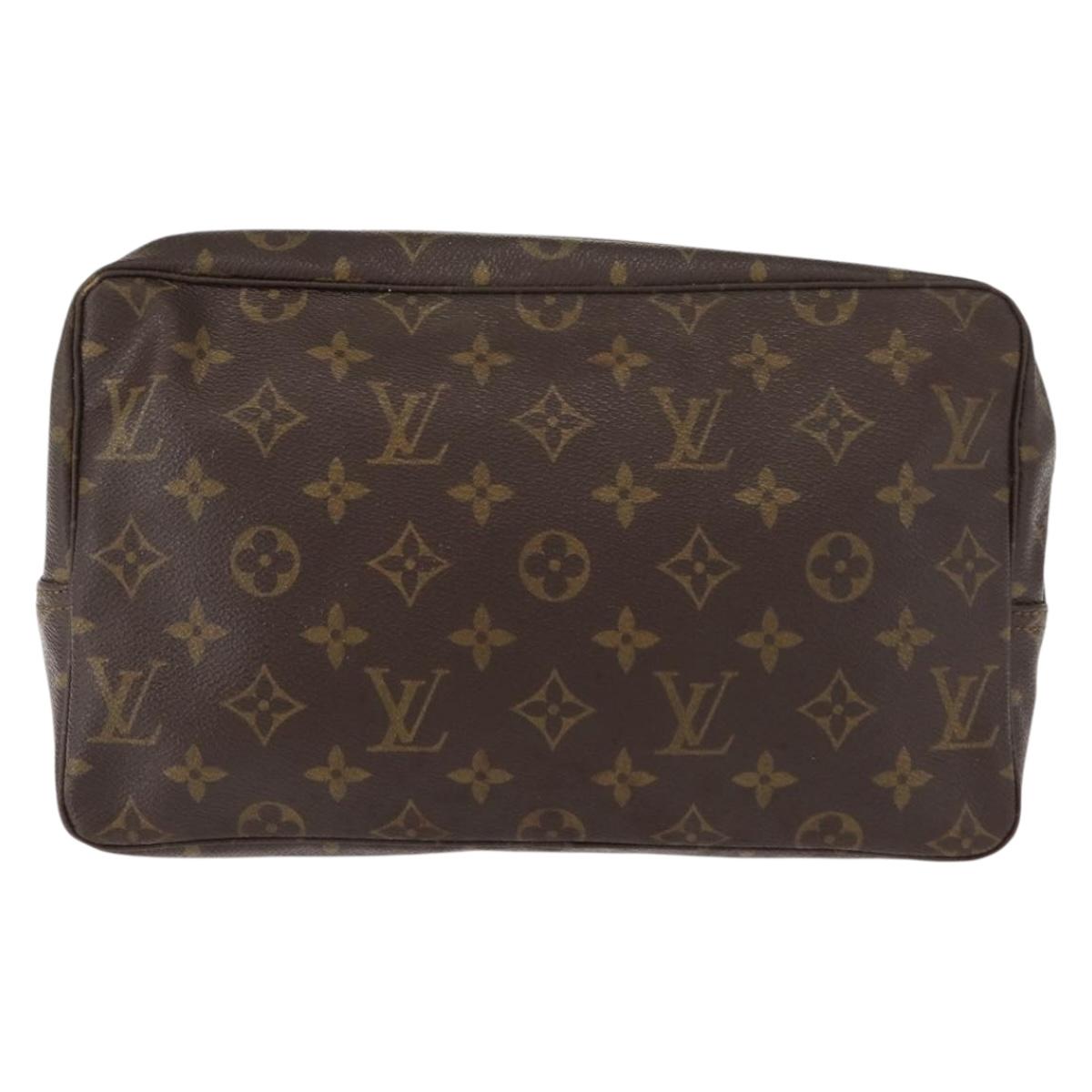 LOUIS VUITTON Monogram Trousse Toilette 28 Clutch Bag M47522 LV Auth 149415