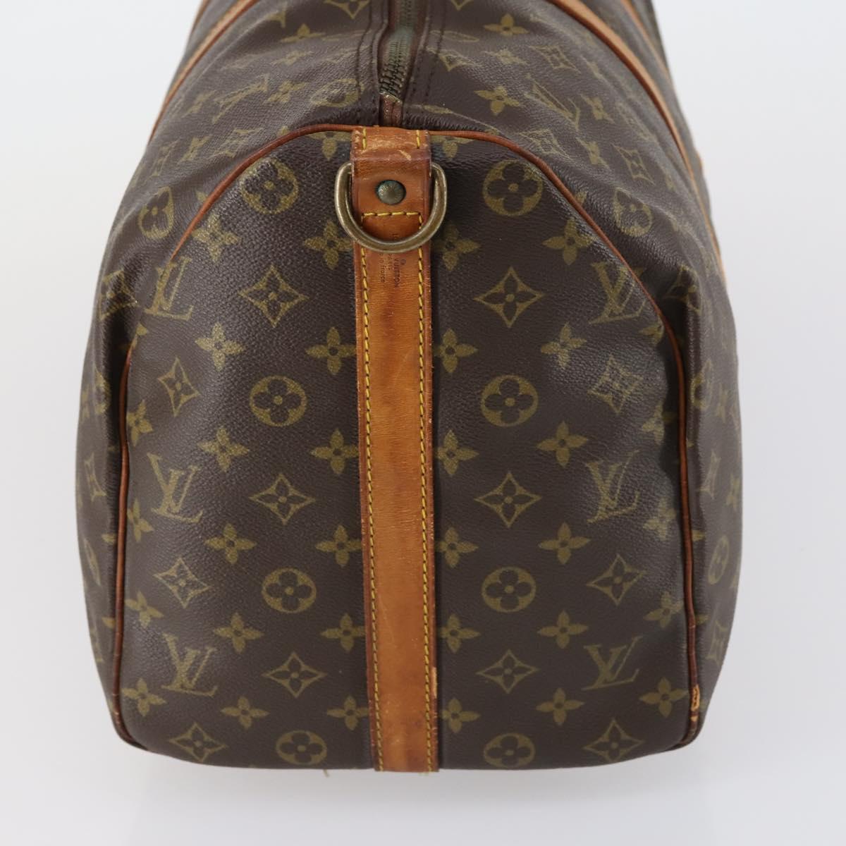 LOUIS VUITTON Monogram Keepall Bandouliere 50 Boston Bag M41416 LV Auth 149416