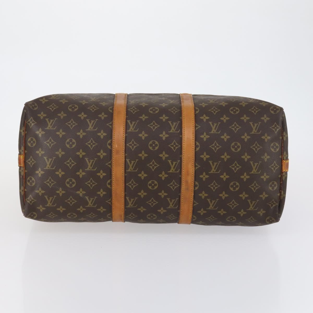 LOUIS VUITTON Monogram Keepall Bandouliere 50 Boston Bag M41416 LV Auth 149416