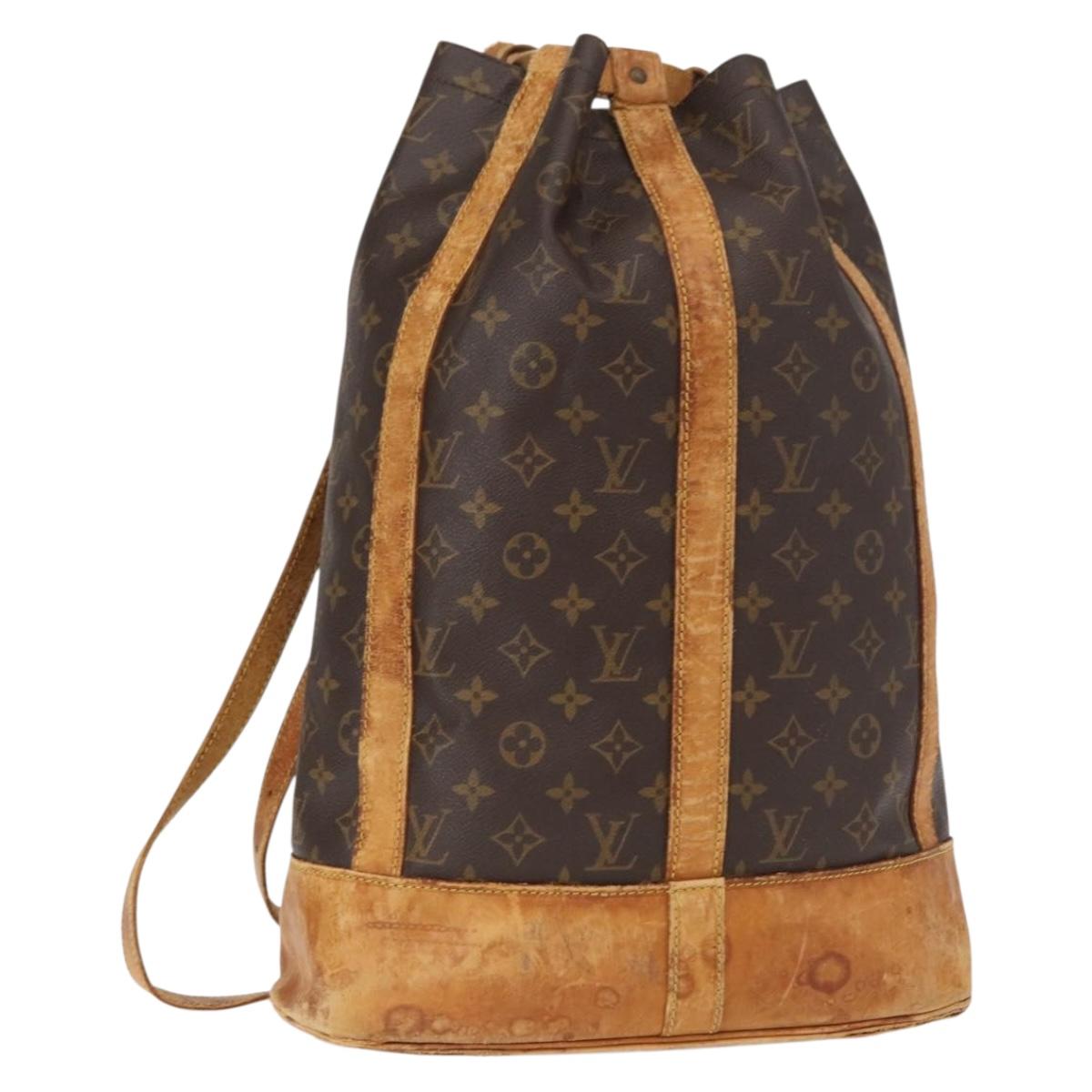 LOUIS VUITTON Monogram Randonnee GM Shoulder Bag M42244 LV Auth 149418