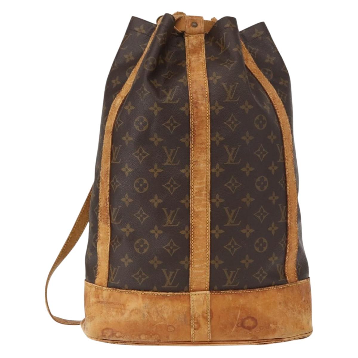 LOUIS VUITTON Monogram Randonnee GM Shoulder Bag M42244 LV Auth 149418