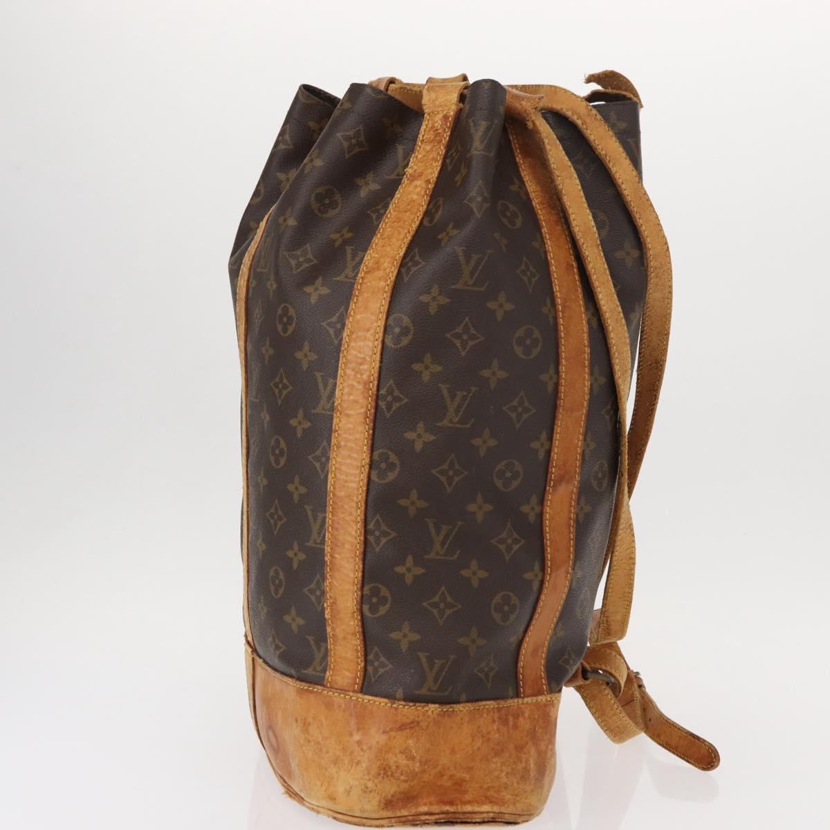 LOUIS VUITTON Monogram Randonnee GM Shoulder Bag M42244 LV Auth 149418