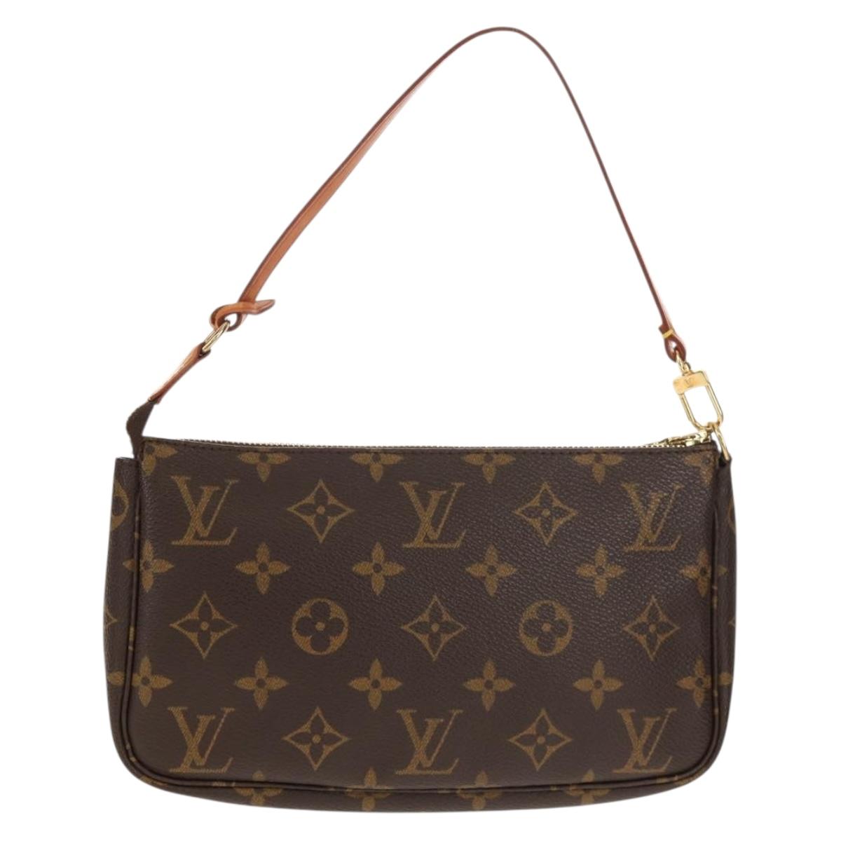 LOUIS VUITTON Monogram Pochette Accessoires Pouch M51980 LV Auth 149427V