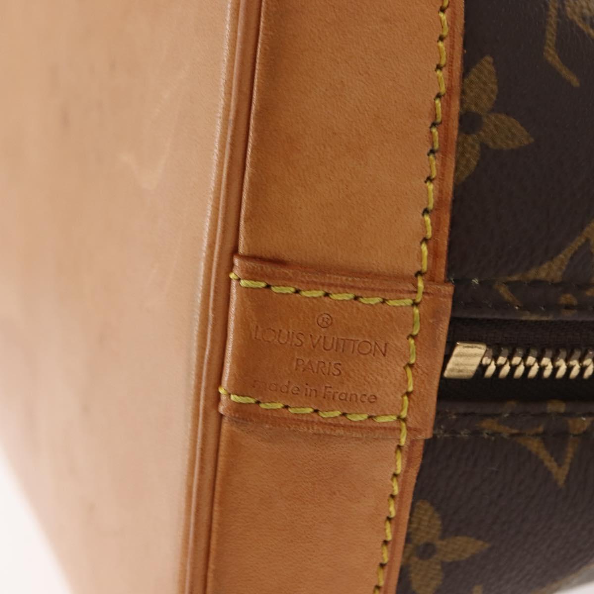 LOUIS VUITTON Monogram Alma Hand Bag M51130 LV Auth 149428