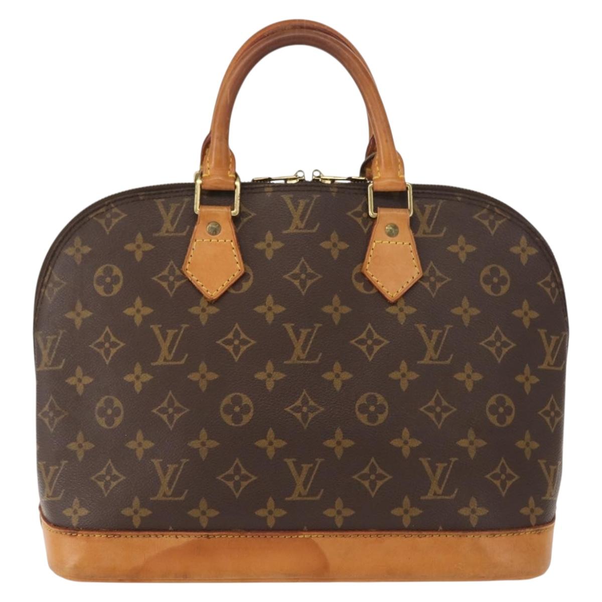 LOUIS VUITTON Monogram Alma Hand Bag M51130 LV Auth 149428