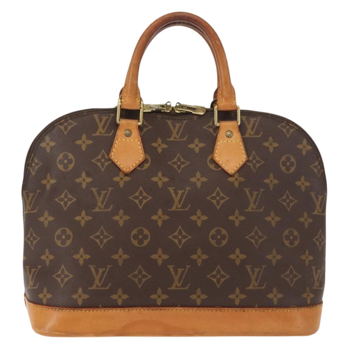 LOUIS VUITTON Monogram Alma Hand Bag M51130 LV Auth 149428