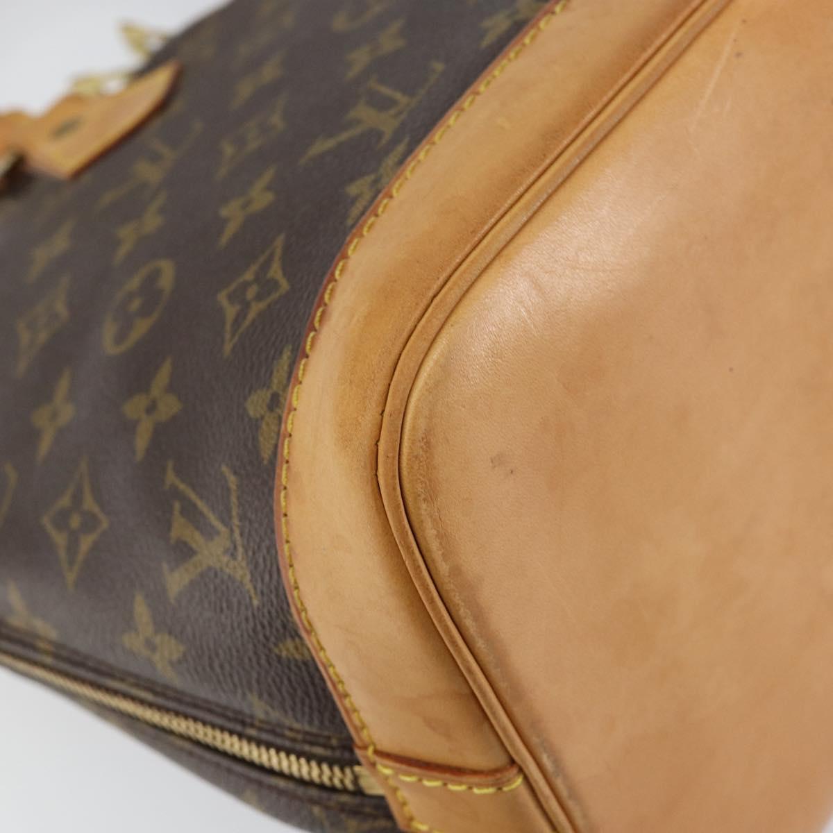 LOUIS VUITTON Monogram Alma Hand Bag M51130 LV Auth 149430