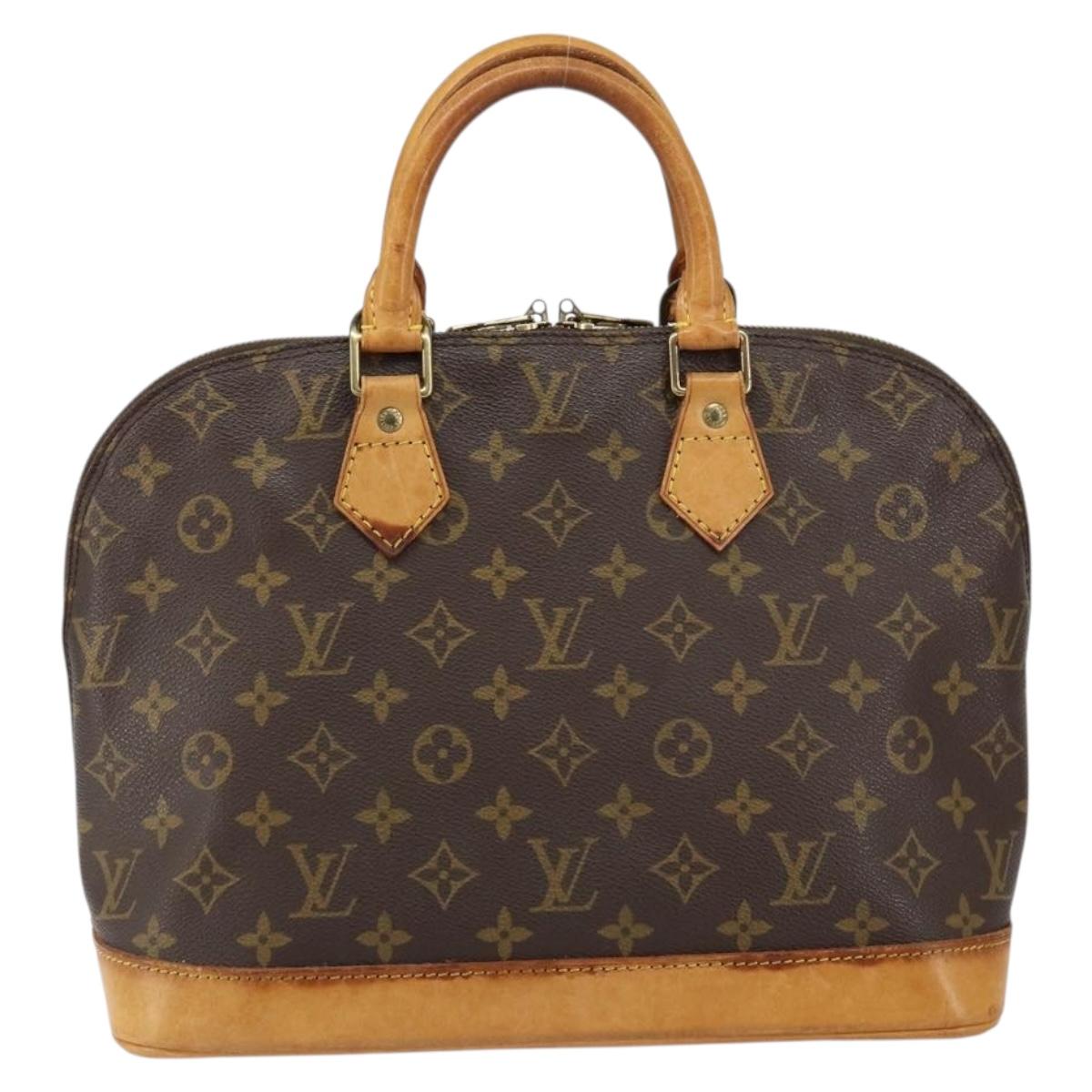 LOUIS VUITTON Monogram Alma Hand Bag M51130 LV Auth 149430