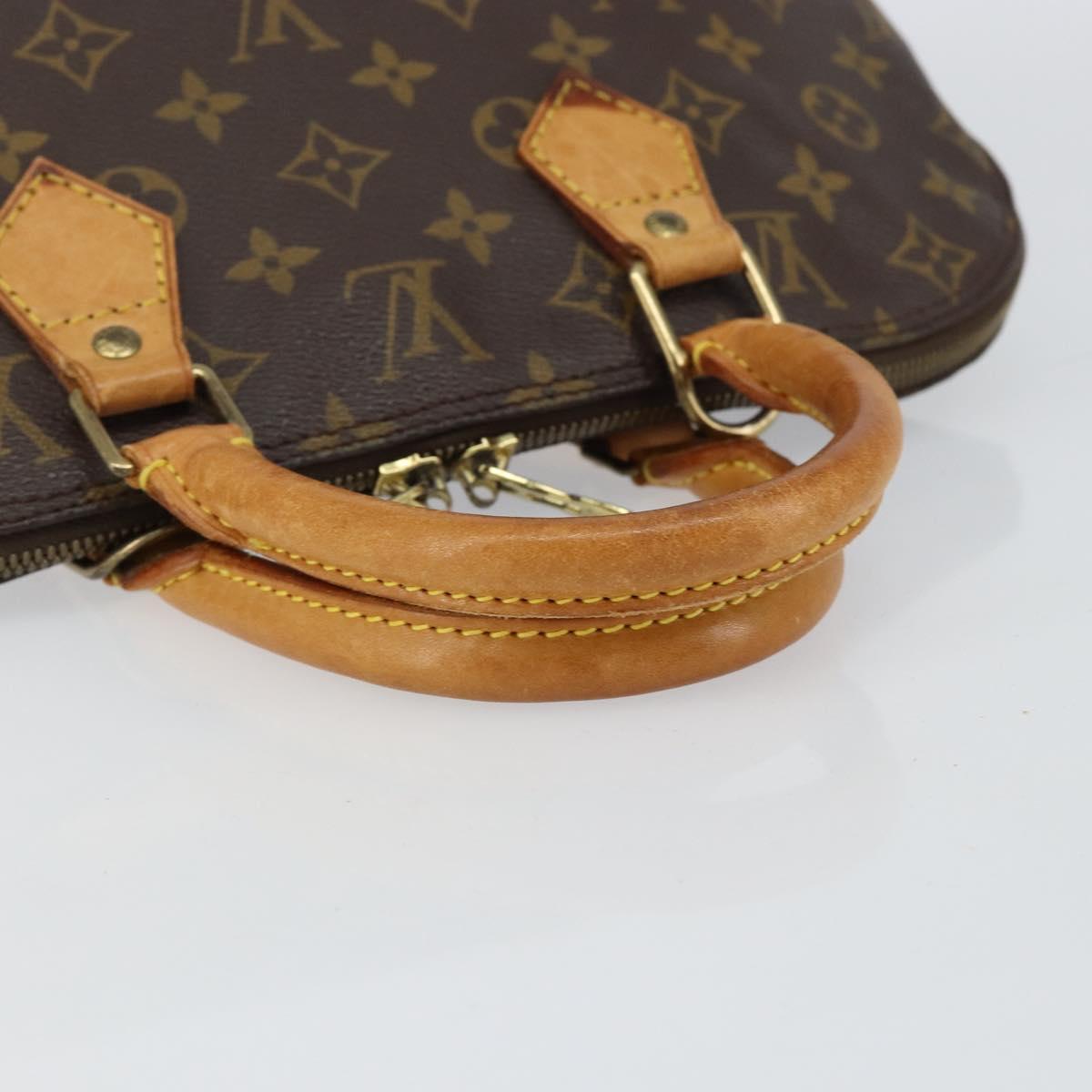 LOUIS VUITTON Monogram Alma Hand Bag M51130 LV Auth 149430
