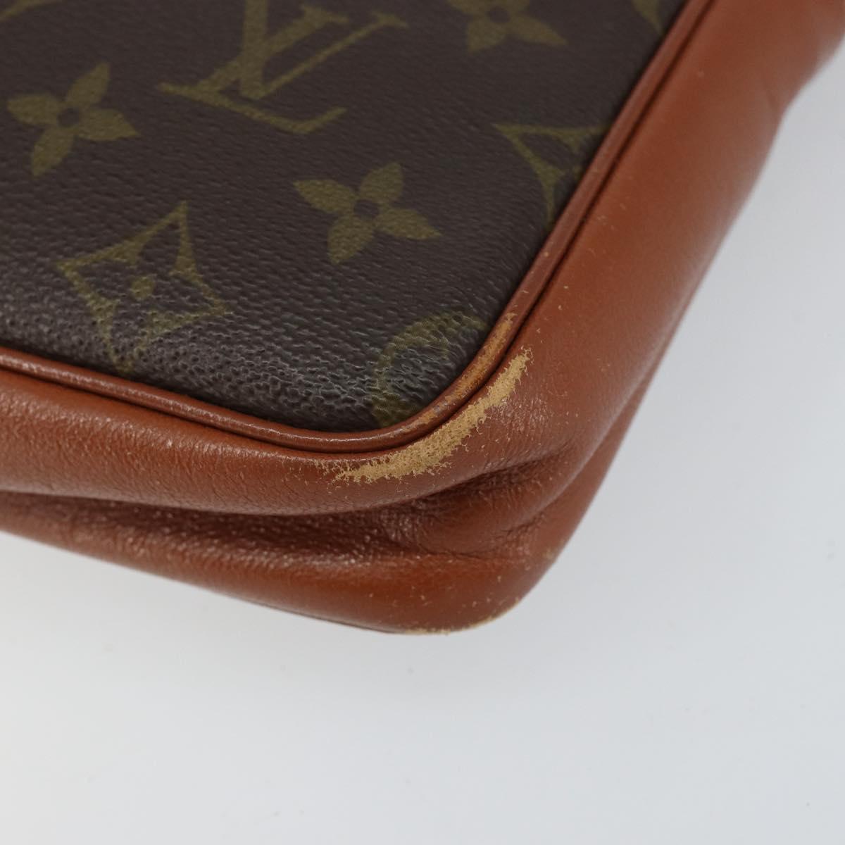 LOUIS VUITTON Monogram Pochette Sports Clutch Bag N0.183 LV Auth 149431