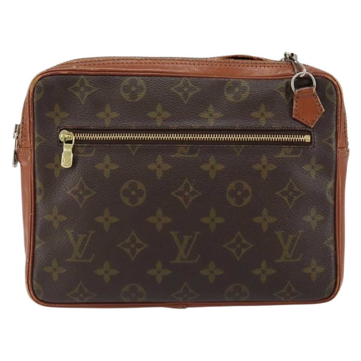 LOUIS VUITTON Monogram Pochette Sports Clutch Bag N0.183 LV Auth 149431