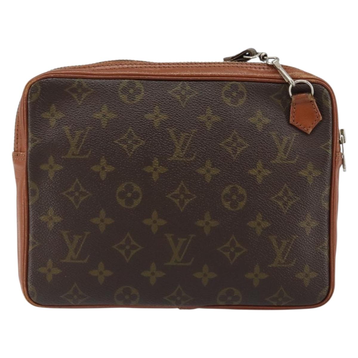 LOUIS VUITTON Monogram Pochette Sports Clutch Bag N0.183 LV Auth 149431