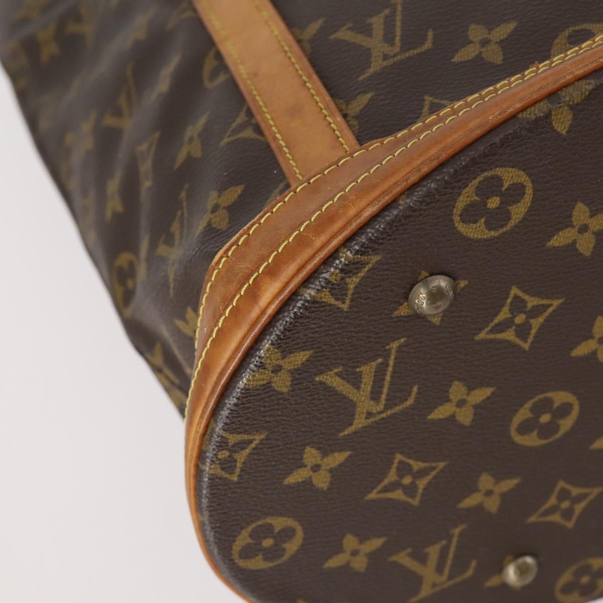LOUIS VUITTON Monogram Bucket GM Shoulder Bag Vintage M42236 LV Auth 149432