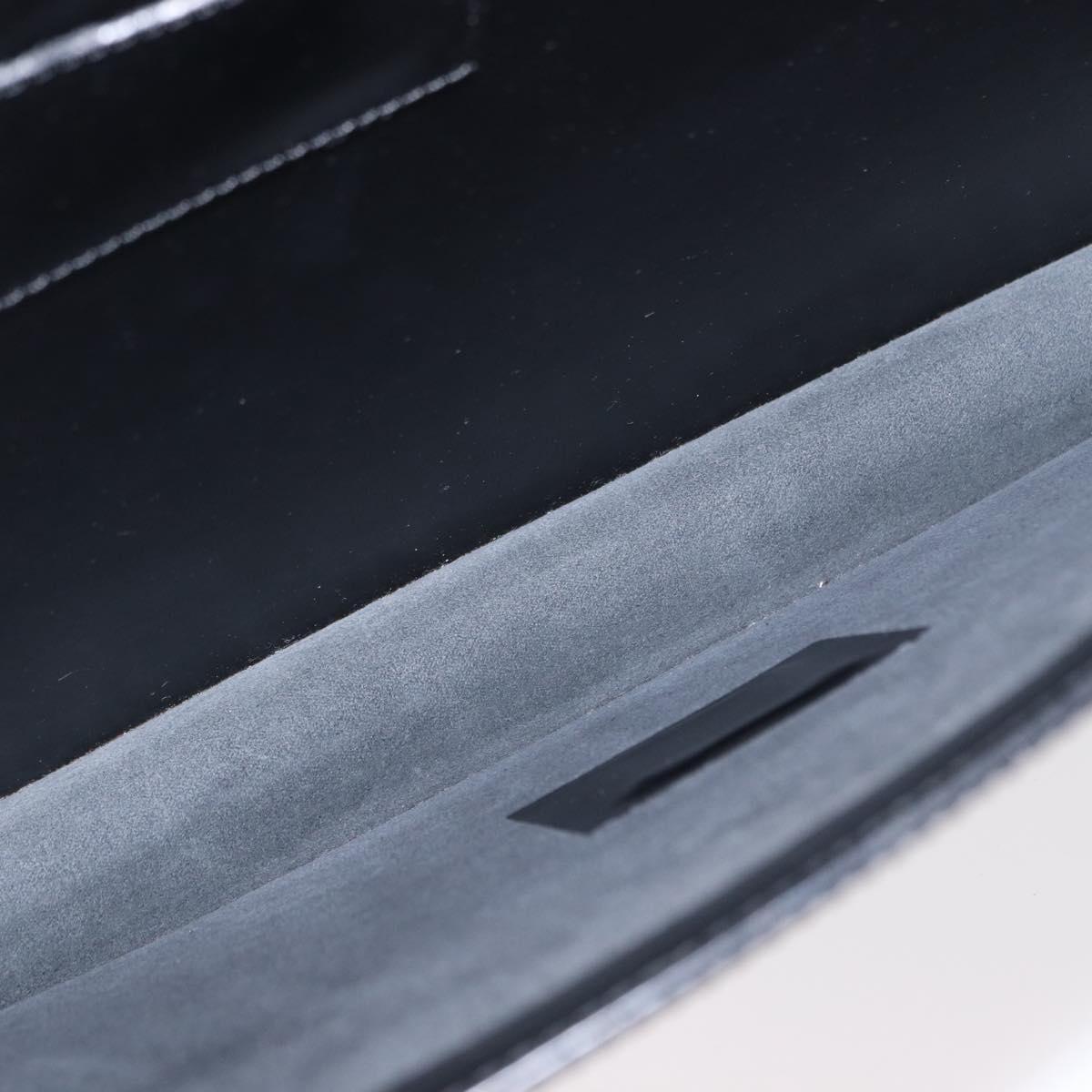 LOEWE Anagram Business Bag Leather Black Auth 149444