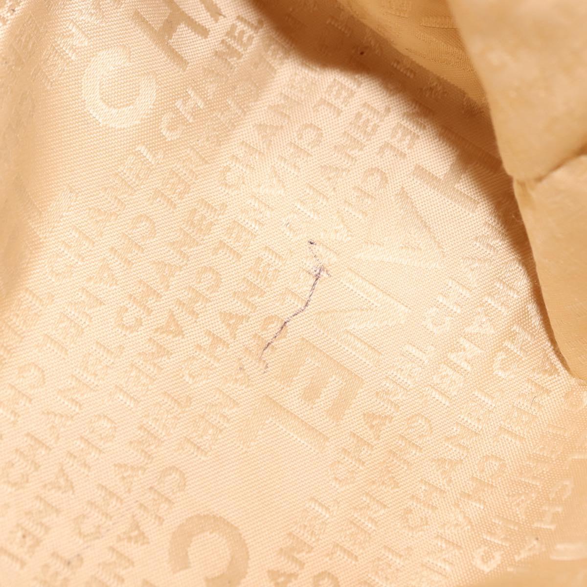 CHANEL COCO Mark Hand Bag Leather Black Silver CC Auth 149457