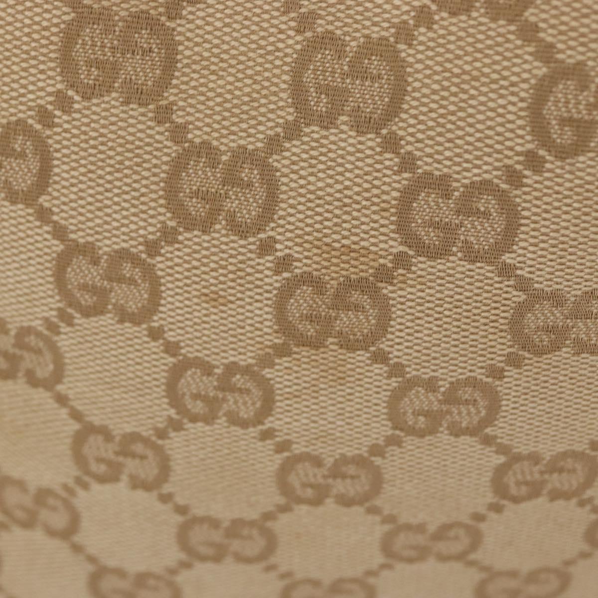 GUCCI GG Canvas Abbey Tote Bag Beige Gold 141472 Auth 149458