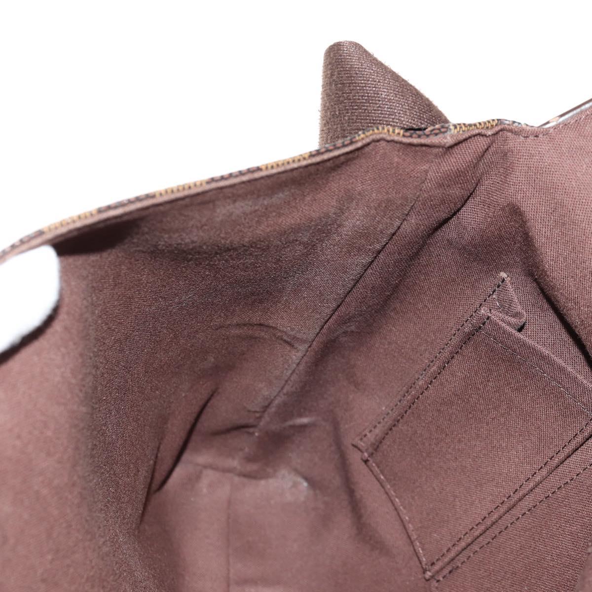 LOUIS VUITTON Damier Ebene Brooklyn MM Shoulder Bag N51211 LV Auth 149463V