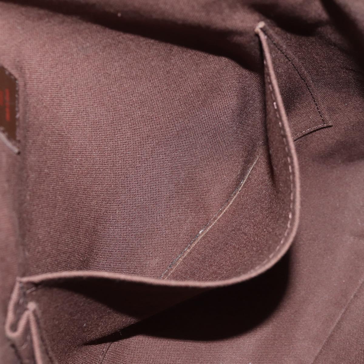 LOUIS VUITTON Damier Ebene Brooklyn MM Shoulder Bag N51211 LV Auth 149463V