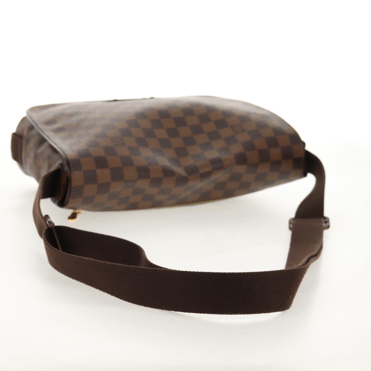 LOUIS VUITTON Damier Ebene Brooklyn MM Shoulder Bag N51211 LV Auth 149463V