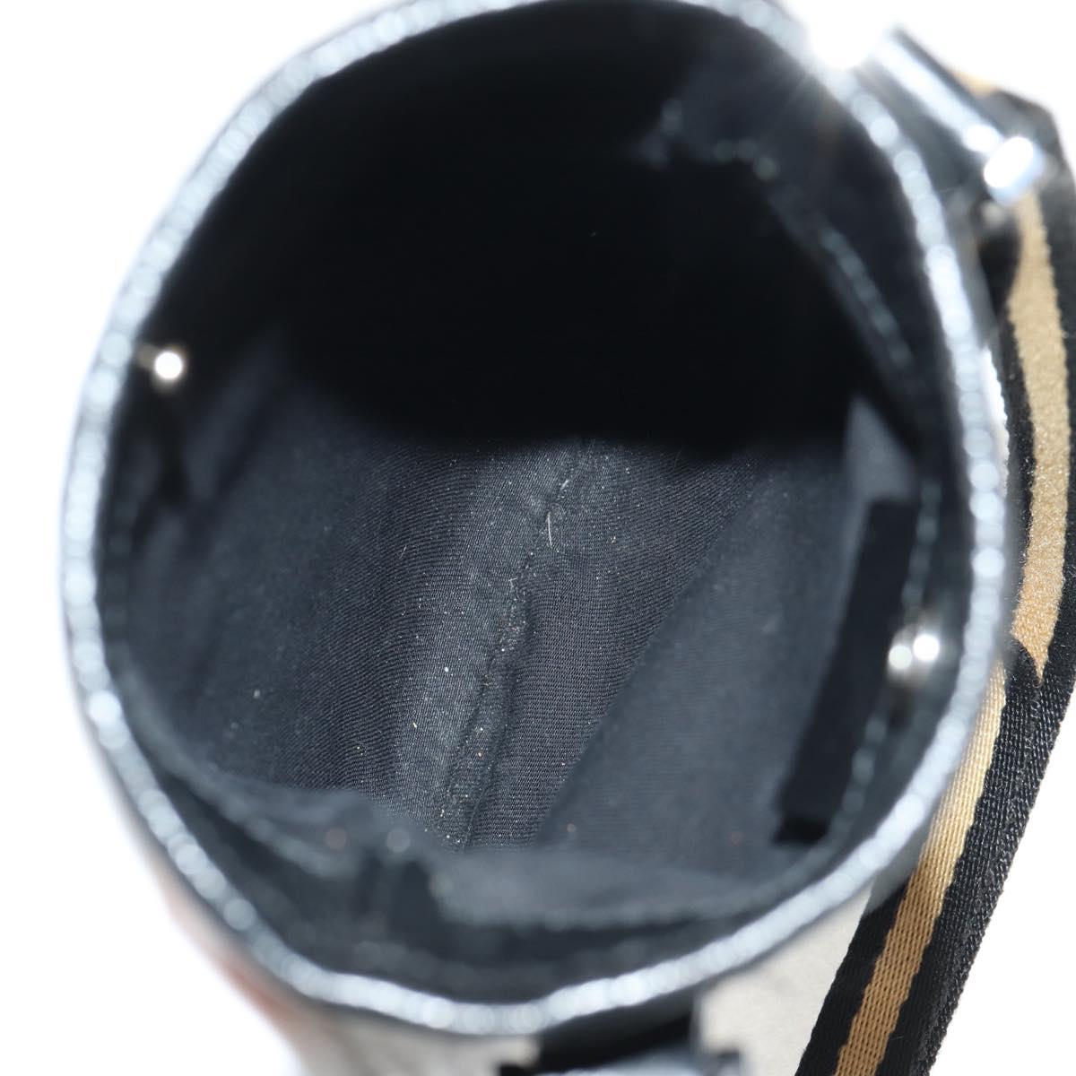 GUCCI GG Canvas Shoulder Bag Black 141863 Auth 149465V