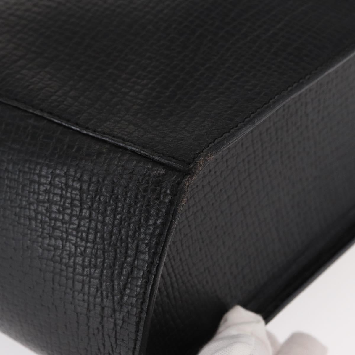 LOEWE Shoulder Bag Leather Black Auth 149483