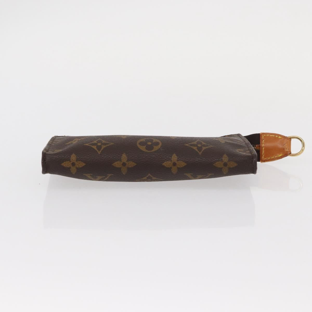 LOUIS VUITTON Monogram Bucket PM Accessory Pouch LV Auth 149486