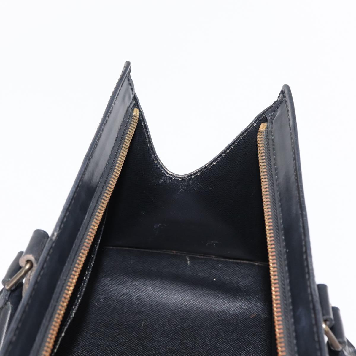 LOUIS VUITTON Epi Sac Triangle Hand Bag Black M52092 LV Auth 149499