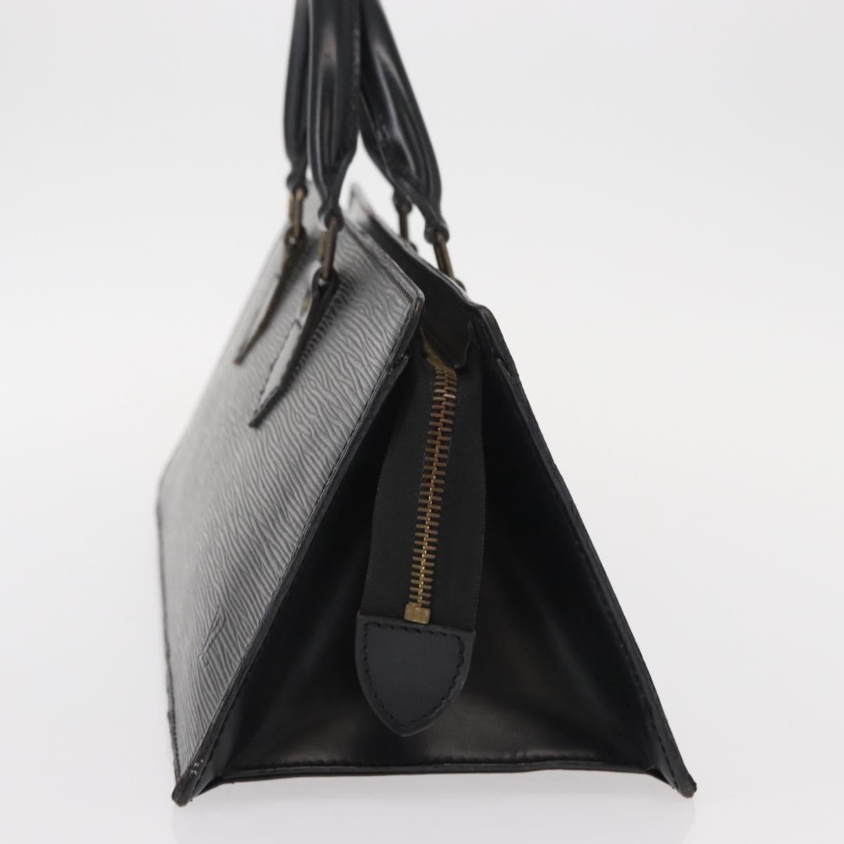 LOUIS VUITTON Epi Sac Triangle Hand Bag Black M52092 LV Auth 149499