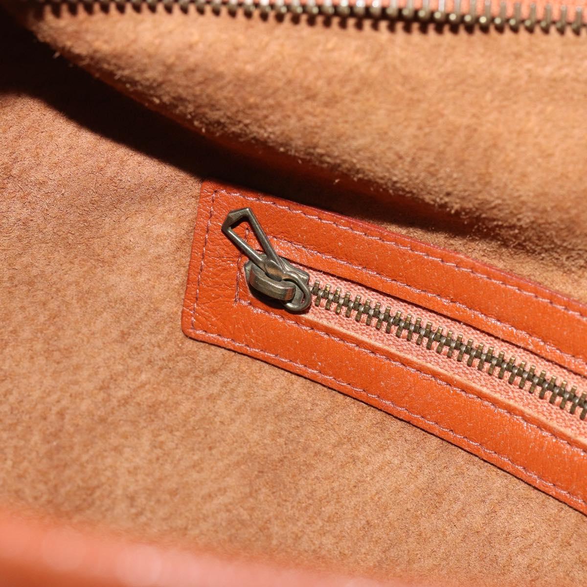 MCM Logogram Vicetos Shoulder Bag PVC Leather Brown Gold Auth 149501