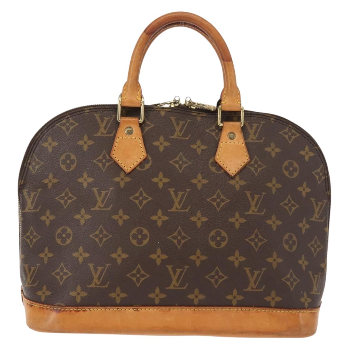 LOUIS VUITTON Monogram Alma Hand Bag M51130 LV Auth 149503