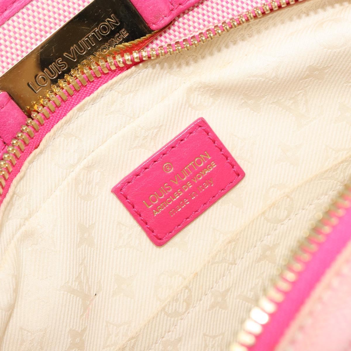 LOUIS VUITTON Cruise Line Rider Shoulder Bag Pink M92809 LV Auth 149507