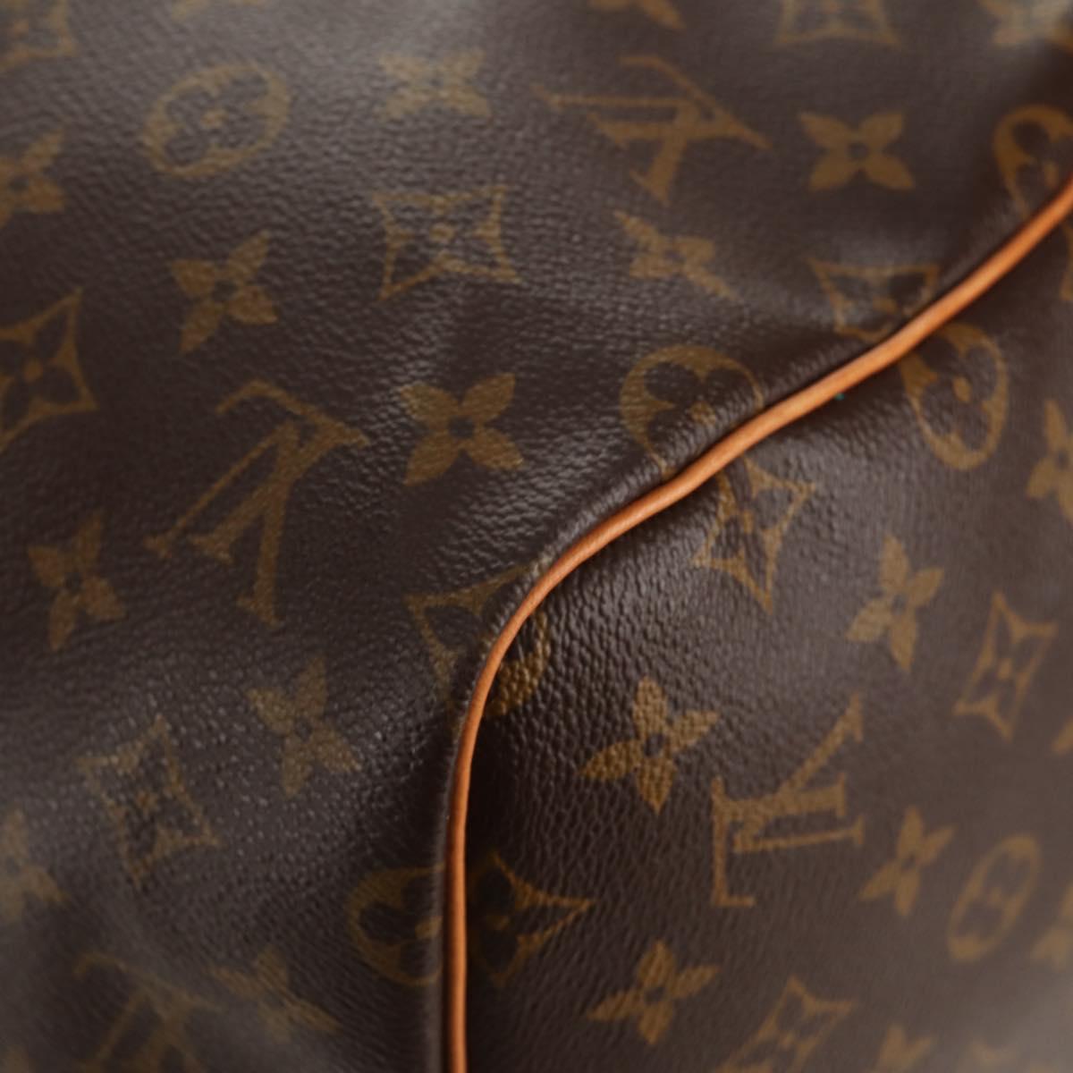 LOUIS VUITTON Monogram Keepall 55 Boston Bag M41424 LV Auth 149515AV