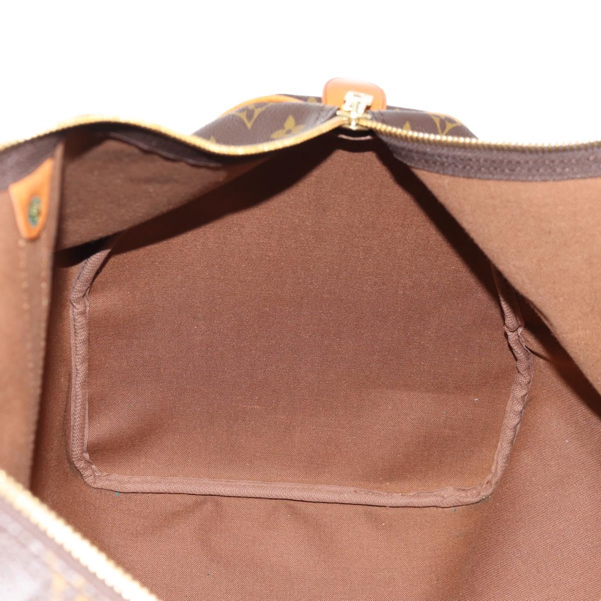 LOUIS VUITTON Monogram Keepall 55 Boston Bag M41424 LV Auth 149515AV