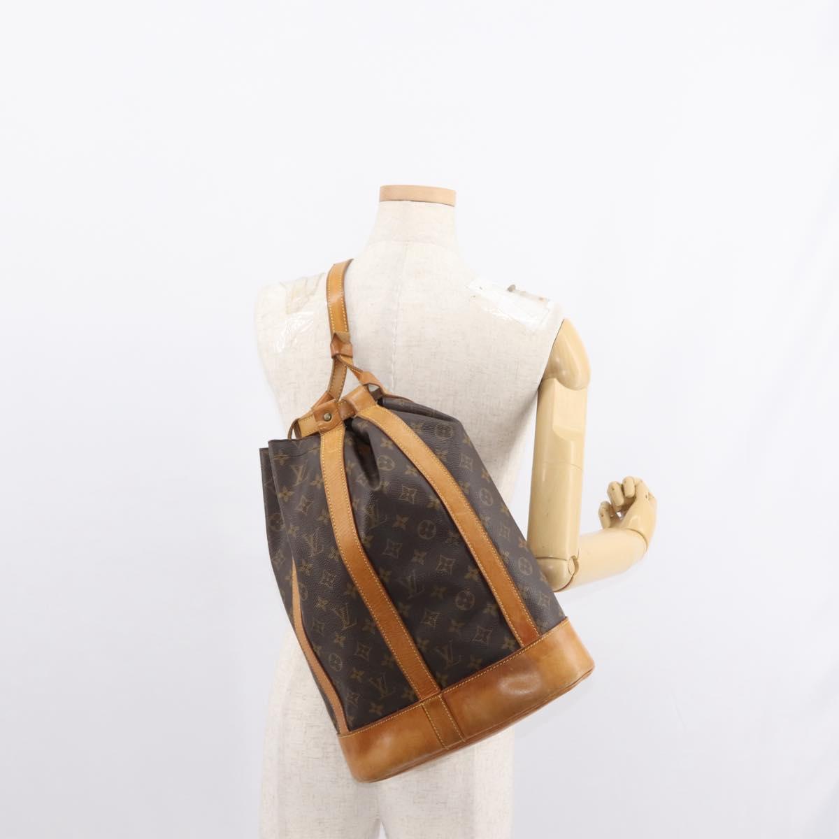 LOUIS VUITTON Monogram Randonnee PM Shoulder Bag M42243 LV Auth 149527A